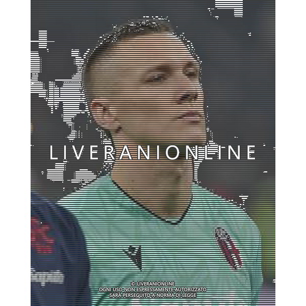 Milan vs Bologna nella foto Lukasz Skorupski (Bologna) Milano 27-01-2024 Stadio Giuseppe Meazza - San Siro Campionato Serie A TIM - 22a giornata foto Roberto Garavaglia/Agenzia Aldo Liverani sas