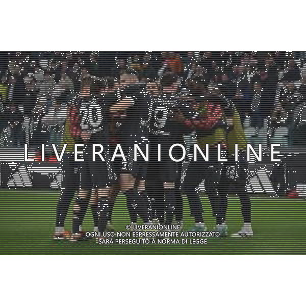 Torino 27.01.2024 Allianz Stadium @Manuela Viganti/Ag. Aldo Liverani sas Juventus vs Empoli Campionato Calcio Serie A TIM 2023/2024 22a giornata Nella foto: esultanza juventus dopo il gol di dusan vlahovic
