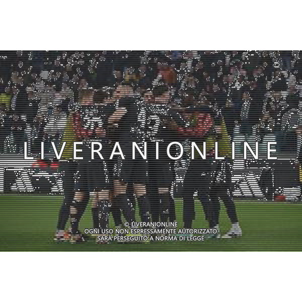 Torino 27.01.2024 Allianz Stadium @Manuela Viganti/Ag. Aldo Liverani sas Juventus vs Empoli Campionato Calcio Serie A TIM 2023/2024 22a giornata Nella foto: esultanza juventus dopo il gol di dusan vlahovic