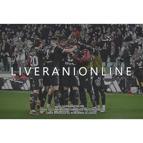 Torino 27.01.2024 Allianz Stadium @Manuela Viganti/Ag. Aldo Liverani sas Juventus vs Empoli Campionato Calcio Serie A TIM 2023/2024 22a giornata Nella foto: esultanza juventus dopo il gol di dusan vlahovic