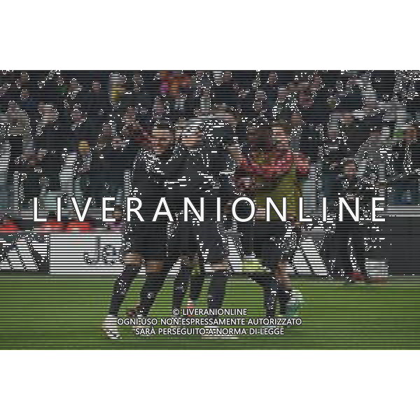 Torino 27.01.2024 Allianz Stadium @Manuela Viganti/Ag. Aldo Liverani sas Juventus vs Empoli Campionato Calcio Serie A TIM 2023/2024 22a giornata Nella foto: esultanza juventus dopo il gol di dusan vlahovic