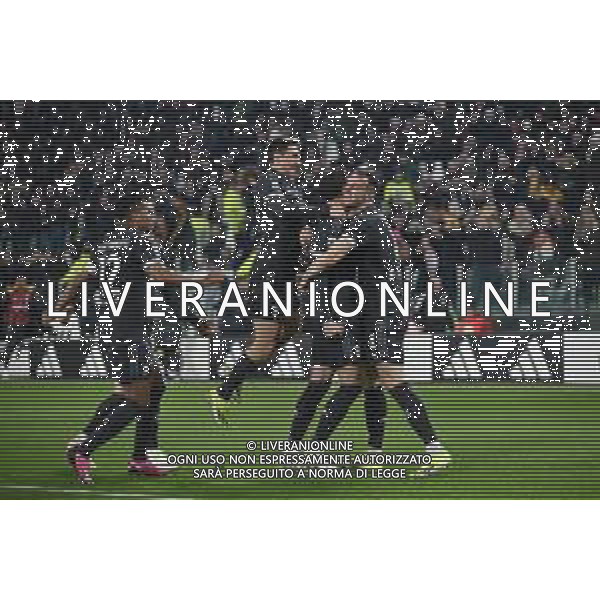 Torino 27.01.2024 Allianz Stadium @Manuela Viganti/Ag. Aldo Liverani sas Juventus vs Empoli Campionato Calcio Serie A TIM 2023/2024 22a giornata Nella foto: esultanza juventus dopo il gol di dusan vlahovic