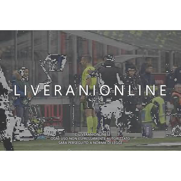 27-01-2024 MILANO CAMPIONATO DI CALCIO SERIE A MILAN-BOLOGNA NELLA FOTO ARBITRO DAVIDE MASSA AL VAR FOTO PAOLO GIAMPIETRI-AG ALDO LIVERANI SAS