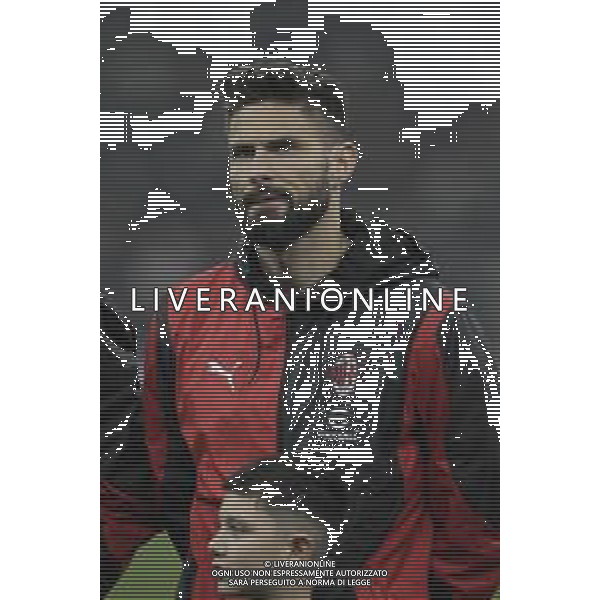 27-01-2024 MILANO CAMPIONATO DI CALCIO SERIE A MILAN-BOLOGNA NELLA FOTO OLIVIER GIROUD FOTO PAOLO GIAMPIETRI-AG ALDO LIVERANI SAS