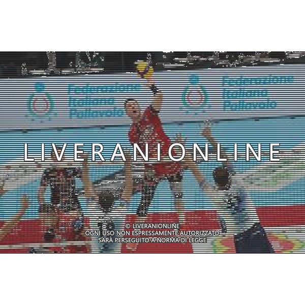 CASALECCHIO DI RENO 28 01 2024 FINALE COPPA ITALIA MASCHILE PALLAVOLO SIR SUSA VIM PERUGIA-MINT VERO VOLLEY MONZA 3-1 NELLA FOTO PLOTNYTSKYI OLEH PERUGIA FOTO GIANNI SANNA-AG ALDO LIVERANI SAS