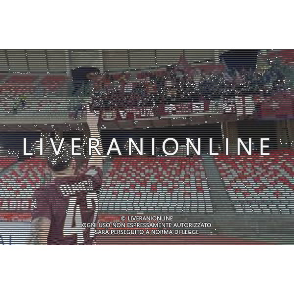 Alessandro Bianco of Reggiana celebrates after scoring a goal during the Italian Serie B match SSC Bari vs AC Reggiana 1919 on January 27, 2024 at the San Nicola stadium in Bari, Italy. Photo by Emmanuele Mastrodonato/ag. Aldo Liverani sas