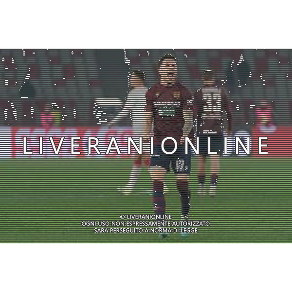 Alessandro Bianco of Reggiana celebrates the victory during the Italian Serie B match SSC Bari vs AC Reggiana 1919 on January 27, 2024 at the San Nicola stadium in Bari, Italy. Photo by Emmanuele Mastrodonato/ag. Aldo Liverani sas