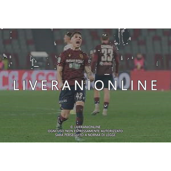 Alessandro Bianco of Reggiana celebrates the victory during the Italian Serie B match SSC Bari vs AC Reggiana 1919 on January 27, 2024 at the San Nicola stadium in Bari, Italy. Photo by Emmanuele Mastrodonato/ag. Aldo Liverani sas