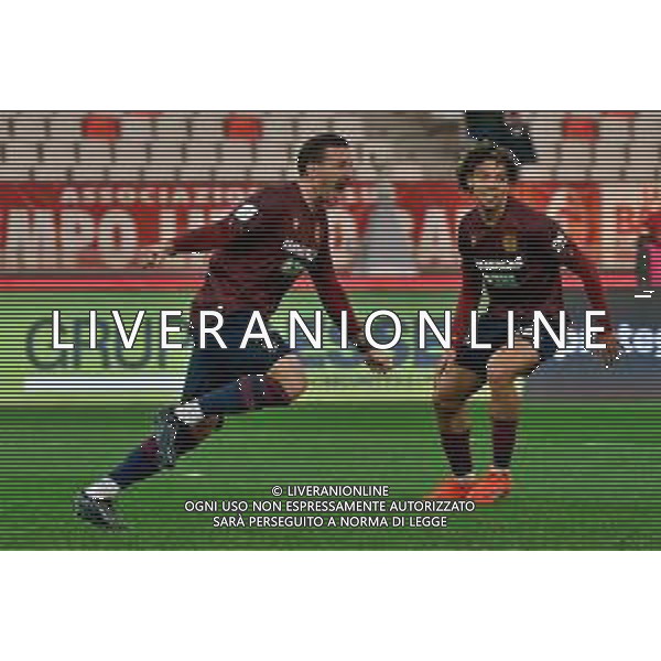 Riccardo Fiamozzi of Reggiana celebrates after scoring a goal during the Italian Serie B match SSC Bari vs AC Reggiana 1919 on January 27, 2024 at the San Nicola stadium in Bari, Italy. Photo by Emmanuele Mastrodonato/ag. Aldo Liverani sas