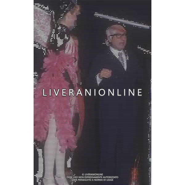 DIAP-RETROSPETTIVA ORESTE LIONELLO ATTORE NELLA FOTO ORESTE LIONELLO CON MINNIE MINOPRIO NELL\'ANNO 1980 A ROMA FOTO EDGARDO DELLA SCORCIOSA-AG ALDO LIVERANI SAS 