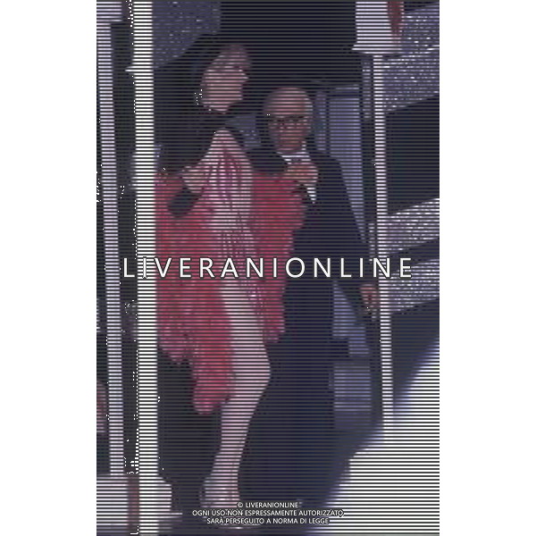 DIAP-RETROSPETTIVA ORESTE LIONELLO ATTORE NELLA FOTO ORESTE LIONELLO CON MINNIE MINOPRIO NELL\'ANNO 1980 A ROMA FOTO EDGARDO DELLA SCORCIOSA-AG ALDO LIVERANI SAS 