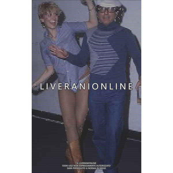DIAP-RETROSPETTIVA ORESTE LIONELLO ATTORE NELLA FOTO ORESTE LIONELLO CON MINNIE MINOPRIO NELL\'ANNO 1980 A ROMA FOTO EDGARDO DELLA SCORCIOSA-AG ALDO LIVERANI SAS 