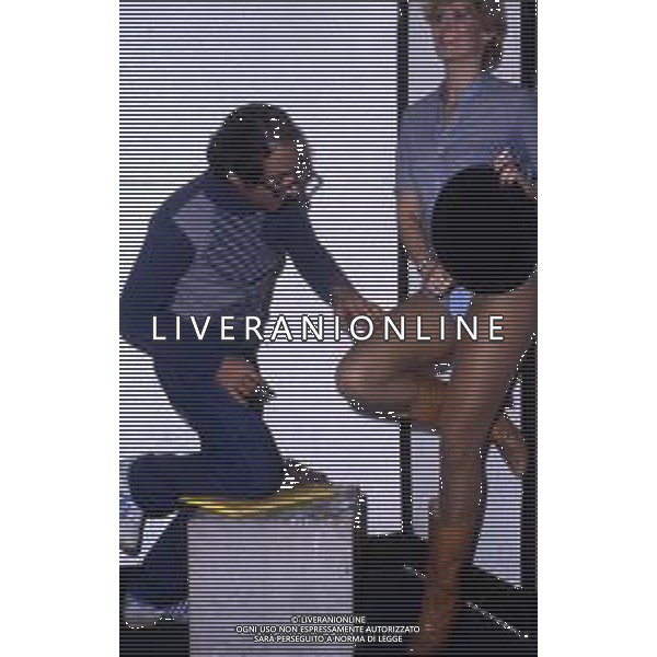 DIAP-RETROSPETTIVA ORESTE LIONELLO ATTORE NELLA FOTO ORESTE LIONELLO CON MINNIE MINOPRIO NELL\'ANNO 1980 A ROMA FOTO EDGARDO DELLA SCORCIOSA-AG ALDO LIVERANI SAS 