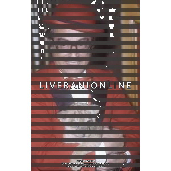 DIAP-RETROSPETTIVA ORESTE LIONELLO ATTORE NELLA FOTO ORESTE LIONELLO NELL\'ANNO 1983 A ROMA FOTO EDGARDO DELLA SCORCIOSA-AG ALDO LIVERANI SAS   