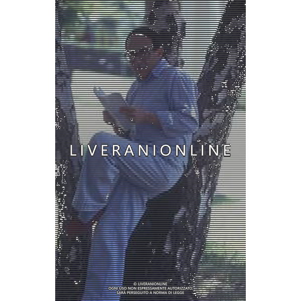 DIAP-RETROSPETTIVA ORESTE LIONELLO ATTORE NELLA FOTO ORESTE LIONELLO NELL\'ANNO 1989 A ROMA AG ALDO LIVERANI SAS 