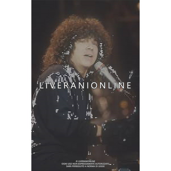 DIAP-RETROSPETTIVA RICCARDO COCCIANTE CANTANTE NELLA FOTO RICCARDO COCCIANTE NELL\'ANNO 1991 AL FESTIVAL DI SANREMO AG ALDO LIVERANI SAS 