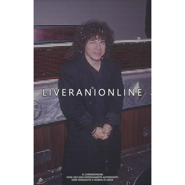 DIAP-RETROSPETTIVA RICCARDO COCCIANTE CANTANTE NELLA FOTO RICCARDO COCCIANTE NELL\'ANNO 1991 AL FESTIVAL DI SANREMO AG ALDO LIVERANI SAS 