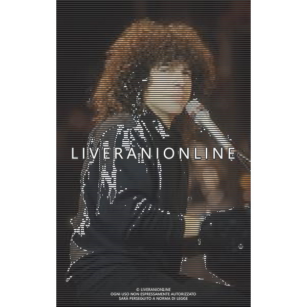 DIAP-RETROSPETTIVA RICCARDO COCCIANTE CANTANTE NELLA FOTO RICCARDO COCCIANTE NELL\'ANNO 1991 AL FESTIVAL DI SANREMO AG ALDO LIVERANI SAS 