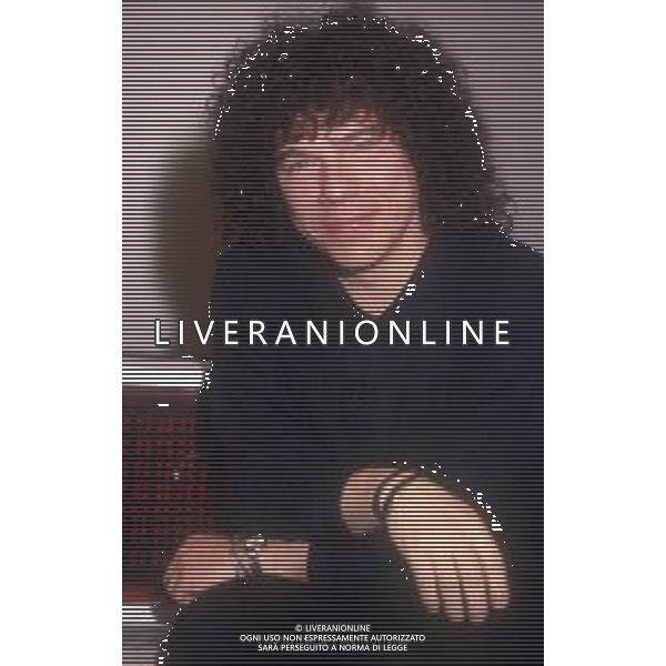 DIAP-RETROSPETTIVA RICCARDO COCCIANTE CANTANTE NELLA FOTO RICCARDO COCCIANTE NELL\'ANNO 1991 AL FESTIVAL DI SANREMO AG ALDO LIVERANI SAS 