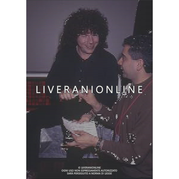 DIAP-RETROSPETTIVA RICCARDO COCCIANTE CANTANTE NELLA FOTO RICCARDO COCCIANTE NELL\'ANNO 1991 AL FESTIVAL DI SANREMO AG ALDO LIVERANI SAS 