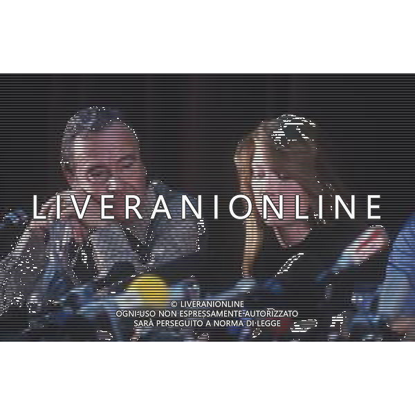 DIAP-RETROSPETTIVA SISSY SPACEK ATTRICE NELLA FOTO SISSY SPACEK CON JACK LEMMON NELL\'ANNO 1982 A CANNES CONFERENZA STAMPA DEL FILM “MISSING “ AG ALDO LIVERANI SAS