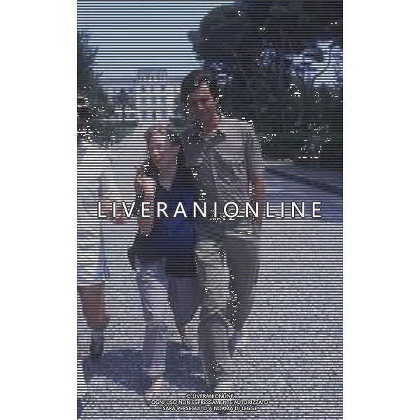 DIAP-RETROSPETTIVA SISSY SPACEK ATTRICE NELLA FOTO SISSY SPACEK CON IL MARITO JACK FISK NELL\'ANNO 1982 A CANNES AG ALDO LIVERANI SAS 