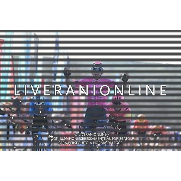 03-02-2024 Etoile De Besseges; Tappa 04 Mejannes Le Clap - Mejannes Le Clap; 2024, Van Rysel - Roubaix; 2024, Decathlon - Ag2r La Mondiale; 2024, Ef Education - Easypost; Leroux, Samuel; De Bondt, Dries; Bissegger, Stefan; Mejannes Le Clap; ©SIROTTI/AGENZIA ALDO LIVERANI SAS