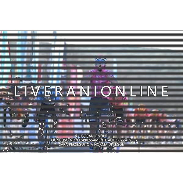 03-02-2024 Etoile De Besseges; Tappa 04 Mejannes Le Clap - Mejannes Le Clap; 2024, Van Rysel - Roubaix; 2024, Decathlon - Ag2r La Mondiale; 2024, Ef Education - Easypost; Leroux, Samuel; De Bondt, Dries; Bissegger, Stefan; Mejannes Le Clap; ©SIROTTI/AGENZIA ALDO LIVERANI SAS