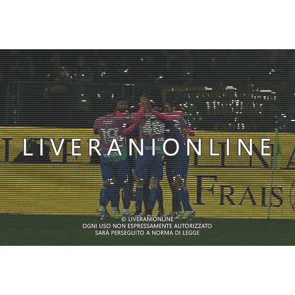 Frosinone vs Milan - Campionato Serie A TIM - 23 giornata - Stadio B.Stirpe - Frosinone 03-02-2024 nella foto Esultanza dopo Gol olivier Giroud ©Federico GaetanoAGENZIA ALDO LIVERANI SAS