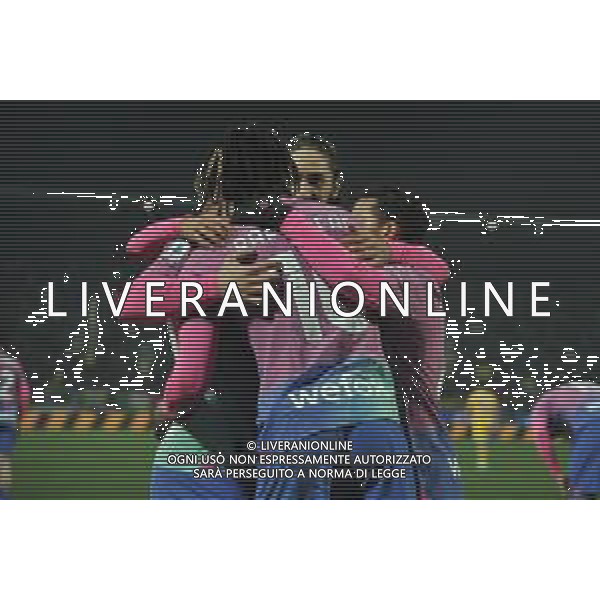 Frosinone vs Milan - Campionato Serie A TIM - 23 giornata - Stadio B.Stirpe - Frosinone 03-02-2024 nella foto Esultanza Milan ©Federico GaetanoAGENZIA ALDO LIVERANI SAS