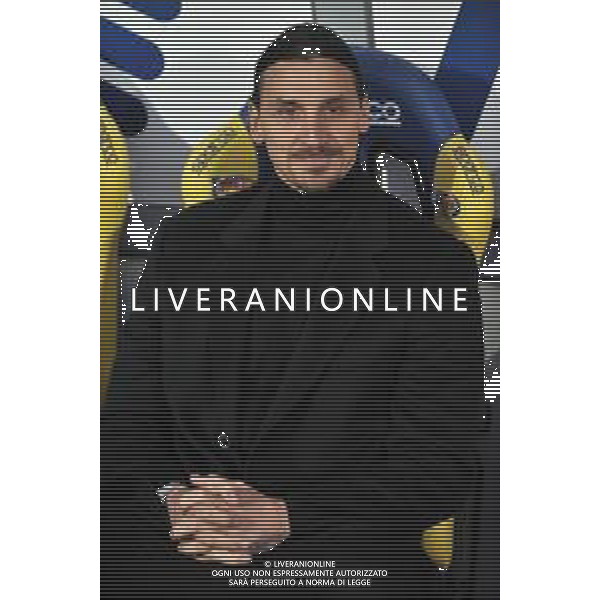 Frosinone vs Milan - Campionato Serie A TIM - 23 giornata - Stadio B.Stirpe - Frosinone 03-02-2024 nella foto Zlatan Ibrahimovic FOTO FEDERICO GAETANO-AG ALDO LIVERANI SAS