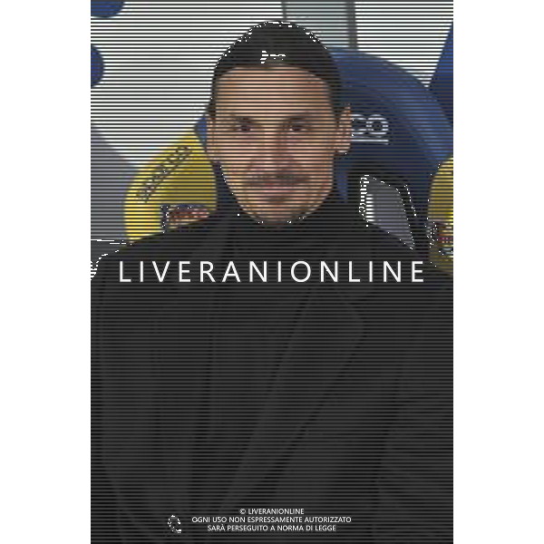Frosinone vs Milan - Campionato Serie A TIM - 23 giornata - Stadio B.Stirpe - Frosinone 03-02-2024 nella foto Zlatan Ibrahimovic FOTO FEDERICO GAETANO-AG ALDO LIVERANI SAS