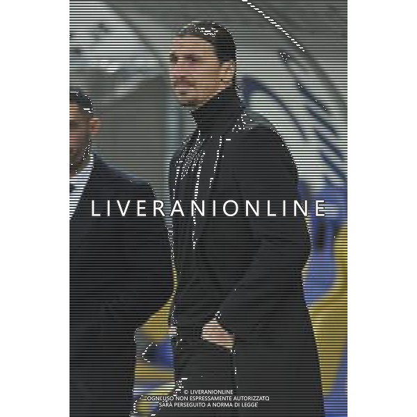 Frosinone vs Milan - Campionato Serie A TIM - 23 giornata - Stadio B.Stirpe - Frosinone 03-02-2024 nella foto Zlatan Ibrahimovic FOTO FEDERICO GAETANO-AG ALDO LIVERANI SAS