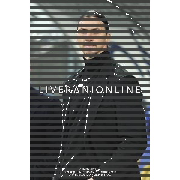 Frosinone vs Milan - Campionato Serie A TIM - 23 giornata - Stadio B.Stirpe - Frosinone 03-02-2024 nella foto Zlatan Ibrahimovic FOTO FEDERICO GAETANO-AG ALDO LIVERANI SAS