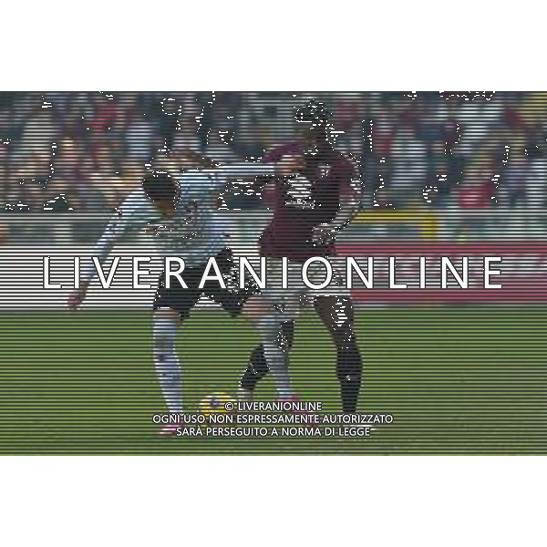 TVMV-Torino 04.02.2024 Stadio Grande Torino ©Manuela Viganti/Agenzia Aldo Liverani Torino vs Salernitana Campionato Calcio Serie A TIM 2023/2024 23a giornata Nella foto: duvan zapata e niccolo\' pierozzi ©Viganti/AGENZIA ALDO LIVERANI SAS