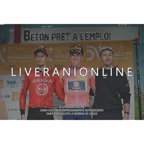 04-02-2024 Etoile De Besseges; Tappa 05 Ales - Ales; 2024, Lidl - Trek; 2024, Arkea - Beb Hotels; 2024, Ef Education - Easypost; Pedersen, Mads; Vauquelin, Kevin; Bettiol, Alberto; Ales; ©SIROTTI/AGENZIA ALDO LIVERANI SAS