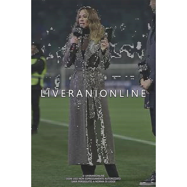 Inter vs Juventus nella foto Diletta Leotta giornalista DAZN Milano 04-02-2024 Stadio Giuseppe Meazza - San Siro Campionato Serie A TIM - 23a giornata foto Roberto Garavaglia/Agenzia Aldo Liverani sas/AGENZIA ALDO LIVERANI SAS