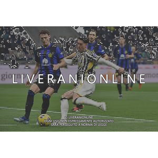 Inter vs Juventus nella foto Dusan Vlahovic (Juventus) occasione da gol sullo 0 a 0 Milano 04-02-2024 Stadio Giuseppe Meazza - San Siro Campionato Serie A TIM - 23a giornata foto Roberto Garavaglia/Agenzia Aldo Liverani sas/AGENZIA ALDO LIVERANI SAS