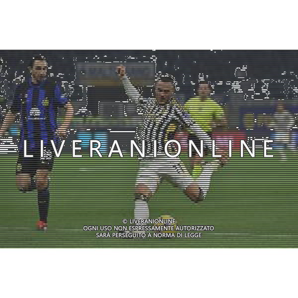 Inter vs Juventus nella foto Filip Kostic (Juventus) occasione da gol Milano 04-02-2024 Stadio Giuseppe Meazza - San Siro Campionato Serie A TIM - 23a giornata foto Roberto Garavaglia/Agenzia Aldo Liverani sas/AGENZIA ALDO LIVERANI SAS