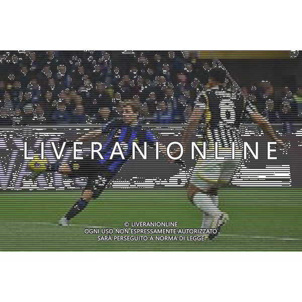 Inter vs Juventus nella foto Nicolo\' Barella (Inter) occasione da gol Milano 04-02-2024 Stadio Giuseppe Meazza - San Siro Campionato Serie A TIM - 23a giornata foto Roberto Garavaglia/Agenzia Aldo Liverani sas/AGENZIA ALDO LIVERANI SAS