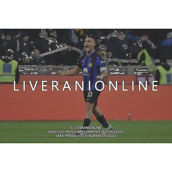 Inter vs Juventus nella foto Lautaro Martinez (Inter) esultanza a fine partita Milano 04-02-2024 Stadio Giuseppe Meazza - San Siro Campionato Serie A TIM - 23a giornata foto Roberto Garavaglia/Agenzia Aldo Liverani sas/AGENZIA ALDO LIVERANI SAS