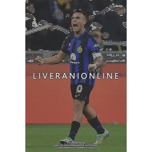Inter vs Juventus nella foto Lautaro Martinez (Inter) esultanza a fine partita Milano 04-02-2024 Stadio Giuseppe Meazza - San Siro Campionato Serie A TIM - 23a giornata foto Roberto Garavaglia/Agenzia Aldo Liverani sas