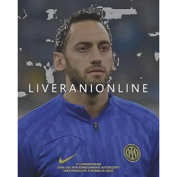 Inter vs Juventus nella foto Hakan Calhanoglu (Inter) Milano 04-02-2024 Stadio Giuseppe Meazza - San Siro Campionato Serie A TIM - 23a giornata foto Roberto Garavaglia/Agenzia Aldo Liverani sas