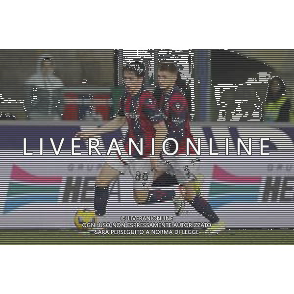 ZCP - 03/02/2024 Bologna - Sassuolo Campionato di Calcio Serie A nella foto: Fabbian Giovanni Posh Stefan (Bologna f.c.) ©Claudio Zamagni/Agenzia Aldo Liverani s.a.s. /AGENZIA ALDO LIVERANI SAS