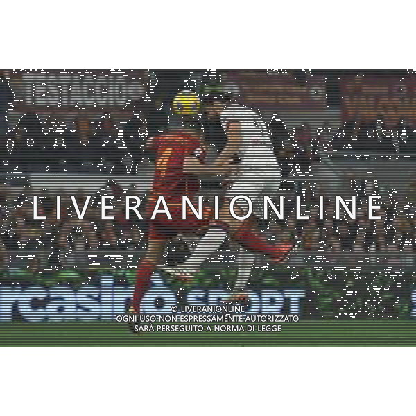 Roma vs Cagliari - Campionato Serie A TIM - 23 giornata - Stadio Olimpico - Roma 05-02-2024 nella foto Dossena e Cristante FOTO FEDERICO GAETANO-AG ALDO LIVERANI SAS