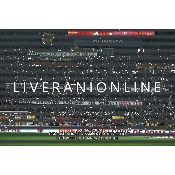 Roma vs Cagliari - Campionato Serie A TIM - 23 giornata - Stadio Olimpico - Roma 05-02-2024 nella foto Striscione per ricordare Giacomo Losi FOTO FEDERICO GAETANO-AG ALDO LIVERANI SAS