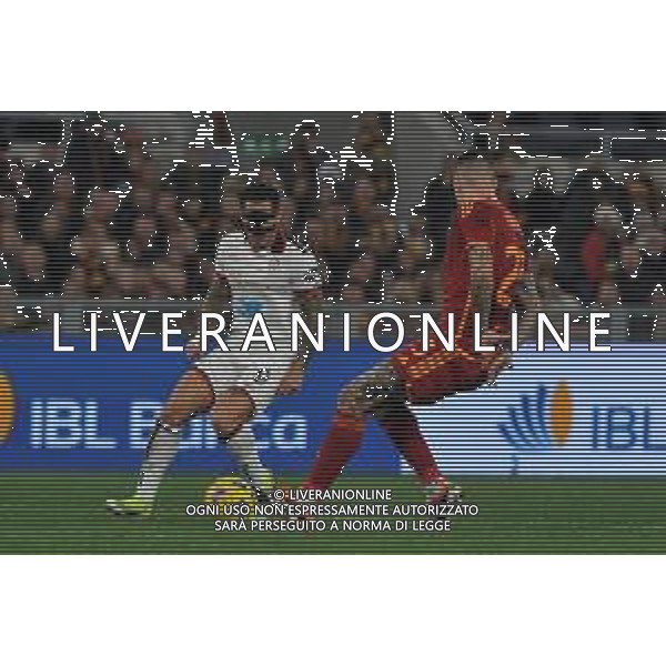 Roma vs Cagliari - Campionato Serie A TIM - 23 giornata - Stadio Olimpico - Roma 05-02-2024 nella foto Lapadula e Mancini FOTO FEDERICO GAETANO-AG ALDO LIVERANI SAS