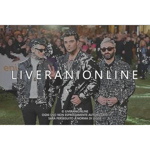 Festival Sanremo 2024 nella foto The Kolors 74mo Festival della Canzone Italiana, il green carpet con la presentazione di tutti i cantanti in gara Teatro Ariston - Sanremo (IM) 05-02-2024 foto Roberto Garavaglia/agenzia Aldo Liverani sas