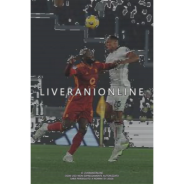 Roma vs Cagliari - Campionato Serie A TIM - 23 giornata - Stadio Olimpico - Roma 05-02-2024 nella foto Lukaku e Mina FOTO FEDERICO GAETANO-AG ALDO LIVERANI SAS