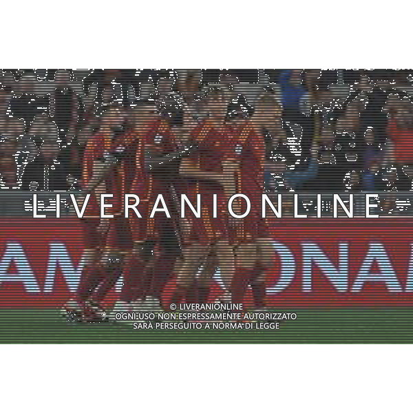 Roma vs Cagliari - Campionato Serie A TIM - 23 giornata - Stadio Olimpico - Roma 05-02-2024 nella foto Esultanza Roma FOTO FEDERICO GAETANO-AG ALDO LIVERANI SAS